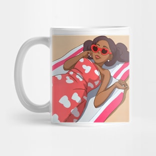 beach girl Mug